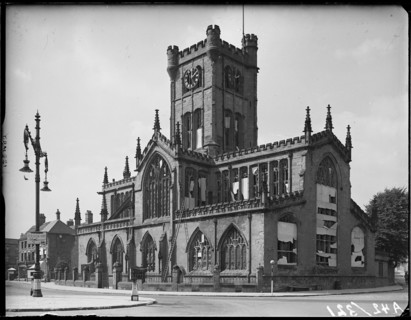 St John the Baptist's Church, Fleet Street, Bablake, Coventry, 1941. Creator: George Bernard Mason.