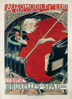 Automobile Club Belgique. Course Bruxelles - Spa, 1898. Creator: Gaudy, Georges (1872-1940).
