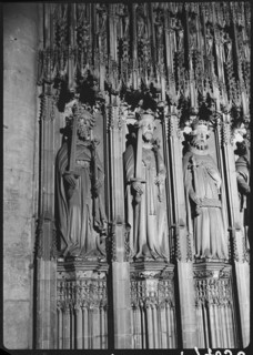 York Minster, Minster Yard, York, 1942. Creator: George Bernard Wood.