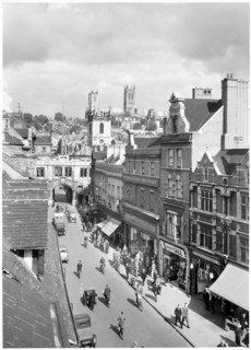 High Street, Lincoln, Lincolnshire, early 1930s. Creator: J Dixon Scott.