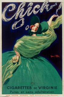 Chick Cigarettes, 1925. Creator: D'Ylen, Jean (1886-1938).