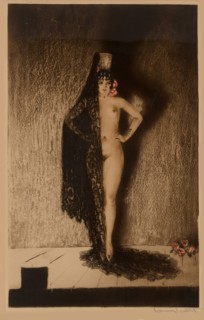 Conchita, 1929. Creator: Icart, Louis Justin Laurent (1888-1950).