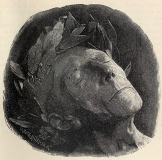 Death mask of Frederick II. Creator: Brend'amour, Richard (1831-1915).