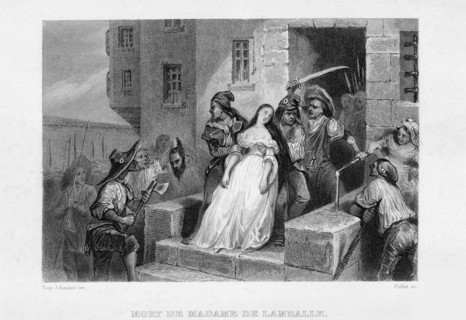 Death of Madame de Lamballe, 1834-1836. Creator: Johannot, Tony (1803-1852).