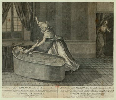 Death of Marat, c. 1793. Creator: Anonymous.