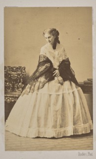 Duchess Sofia de Morny (1838-1896), née Countess Trubetskaya, 1862. Creator: Disdéri, André Adolphe-Eugène (1819-1889).