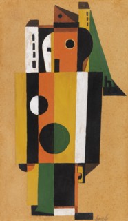 Encounter, 1925. Creator: Hoerle, Heinrich (1895-1936).