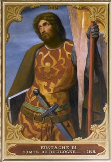 Eustace III, Count of Boulogne, 1844. Creator: Odier, Édouard Alexandre (1800-1887).