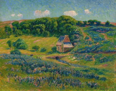 Ferme dans la campagne bretonne. Creator: Moret, Henry (1856-1913).