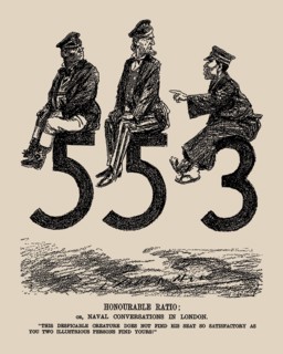 Honourable Ratio or Naval Conversations in London. (Punch), 1934. Creator: Raven-Hill, Leonard (1867-1942).