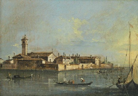 Isola del Lazzaretto Vecchio, Second Half of the 18th cen. Creator: Guardi, Francesco (1712-1793).
