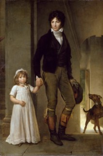 Jean-Baptiste Isabey (1767-1855) and his Daughter Alexandrine, 1795. Creator: Gérard, François Pascal Simon (1770-1837).