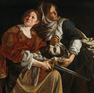 Judith with the Head of Holofernes and a servant. Creator: Gentileschi, Artemisia (1598-1653).