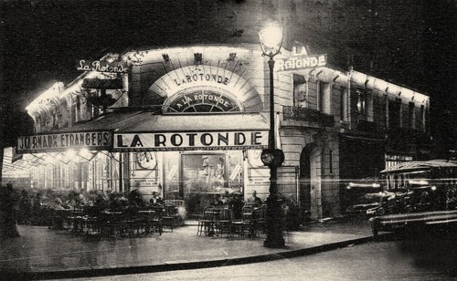 La Rotonde, Boulevard du Montparnasse, c. 1925. Creator: Anonymous.