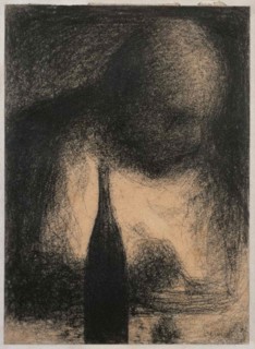 Le dîneur, c. 1883-1884. Creator: Seurat, Georges Pierre (1859-1891).