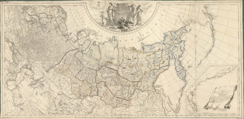 Map of the Russian Empire Divided Into Forty-One Governments, 1796. Creator: Wilbrecht (Wildbrecht), Alexander (1757-1823).