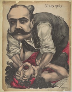 Musée des Horreurs (Gallery of Horrors): Alfred Dreyfus  , 1899. Creator: Lenepveu, Victor (active End of 19th century).