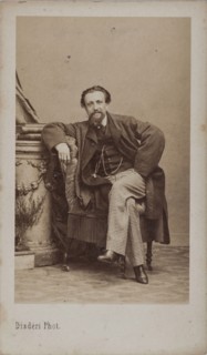 Portrait of Arthur Kalkbrenner (1828-1869), 1869. Creator: Disdéri, André Adolphe-Eugène (1819-1889).