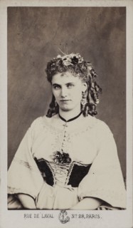 Portrait of Christine Nilsson (1843-1921). Creator: Crémière, Léon (1831-1913).