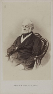 Portrait of Count Karl Robert Nesselrode (1780-1862), ca 1860. Creator: Photo studio Mayer & Pierson.