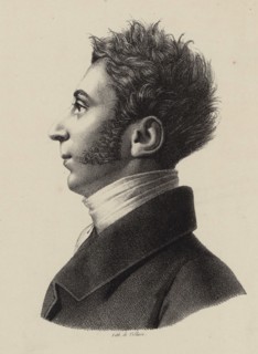 Portrait of Franz Xavier Wolfgang Mozart (1791-1844), 1820s. Creator: Le Villain, François (active 1820s-1830s).