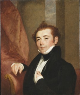 Portrait of George Brown, father of the painter John Lewis-Brown, 1825. Creator: Stuart, Gilbert (1755-1828).