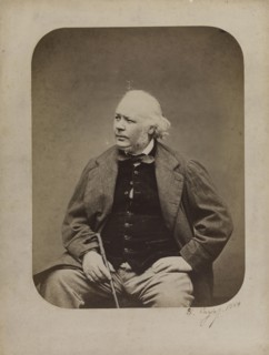 Portrait of Honoré Daumier (1808-1879), 1864. Creator: Carjat, Étienne (1828-1906).