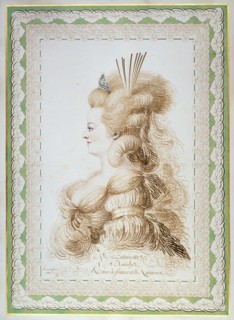 Portrait of Marie Antoinette (1755-1793), Archduchess of Austria and Queen of France..., 1780. Creator: Bernard, Jean-Joseph (1740-1809).