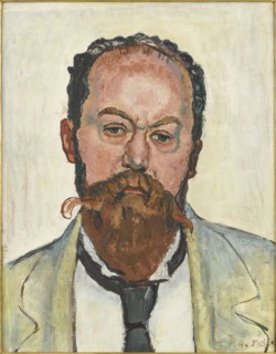 Portrait of Mathias Morhardt (1863-1939), 1913. Creator: Hodler, Ferdinand (1853-1918).