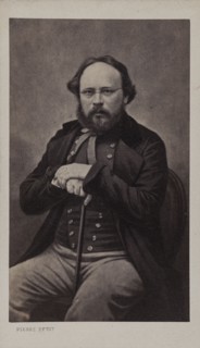 Portrait of Pierre-Joseph Proudhon (1809-1865), ca 1860. Creator: Petit, Pierre (1598-1677).