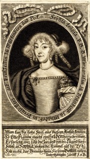 Portrait of Sophie Louise of Württemberg-Stuttgart (1642-1702), Margravine of..., 1672. Creator: Sandrart, Jacob, von (1630-1708).