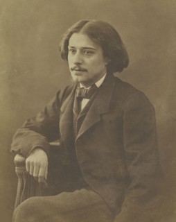 Portrait of the author Alphonse Daudet (1840-1897), ca 1860. Creator: Nadar, Gaspard-Félix (1820-1910).
