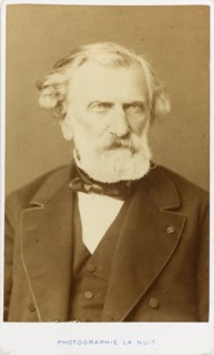 Portrait of the composer Ambroise Thomas (1811-1896). Creator: Liébert, Alphonse (1827-1913).