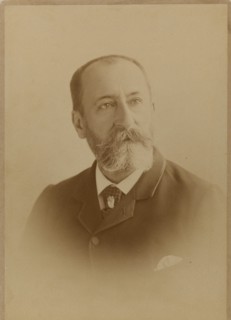 Portrait of the composer Camille Saint-Saëns (1835-1921). Creator: Photo studio J. Lacroix.