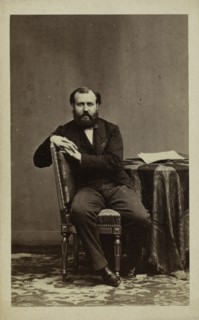 Portrait of the composer Charles Gounod (1818-1893). Creator: Disdéri, André Adolphe-Eugène (1819-1889).