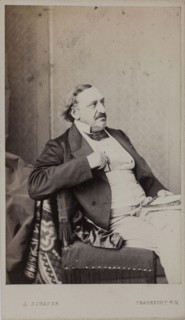 Portrait of the composer Friedrich von Flotow (1812-1883), 1883. Creator: Photo studio J. Schäfer, Frankfurt  .