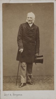 Portrait of the Composer Gustave Vogt (1781-1870). Creator: Photo studio Legé & Bergeron.