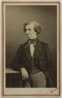 Portrait of the composer Hector Berlioz (1803-1869), ca 1860. Creator: Photo studio Nadar.