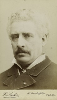 Portrait of the Composer Olivier Métra (1830-1889)  , c. 1870. Creator: Autin, Raoul (1850-1907).