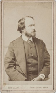 Portrait of the dancer, choreographer and ballet master Paul Taglioni (1808-1884), ca 1860. Creator: Trinquart, Antoine René (1814-1871).