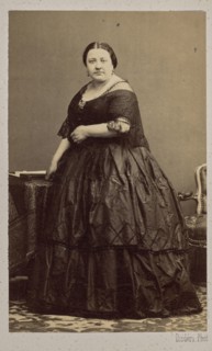 Portrait of the opera singer Marietta Alboni (1826-1894) , 1862. Creator: Disdéri, André Adolphe-Eugène (1819-1889).