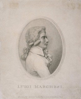 Portrait of the singer Luigi Marchesi (1754-1829), 1790. Creator: Schiavonetti, Luigi (1765-1810).