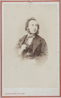 Portrait of the violinist and composer Camillo Sivori (1815-1894) . Creator: Photo studio Trantoul Père & Fils.