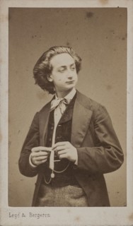 Portrait of the violinist and composer Henri Ketten (1848-1883). Creator: Photo studio Legé & Bergeron.