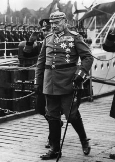 President of the German Reich Paul von Hindenburg in field marshal's uniform, c. 1930. Creator: Anonymous.