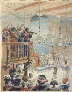 Richelieu at a ball, c. 1900. Creator: Leloir, Maurice (1853-1940).