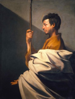 Saint Thomas the Apostle, c. 1612. Creator: Ribera, José, de (1591-1652).