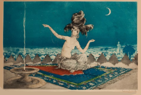 Sheherazade, ca 1927. Creator: Icart, Louis Justin Laurent (1888-1950).