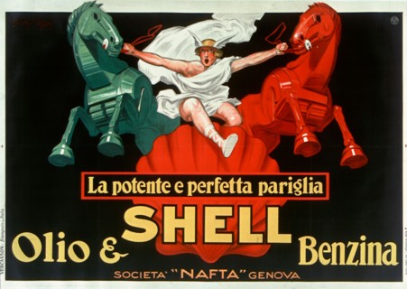 Shell Olio & Benzina, 1927. Creator: D'Ylen, Jean (1886-1938).