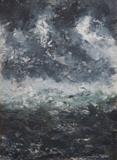 Storm landscape, 1894. Creator: Strindberg, August (1849-1912).